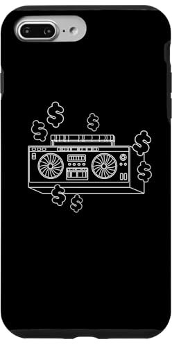Hülle für iPhone 7 Plus/8 Plus Ghetto Blaster 70er 80er 90er Y2K Dollar Boom Box