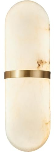 Wandleuchte Innen Wandlampe Marmor Lange Streifen Wand Lampe Moderne Messing Wand Leuchte LED Warmes Licht Wand Licht Badezimmer Eitelkeit Beleuchtung Vorrichtung for Schlafzimmer Wohnzimmer Foyer Ver