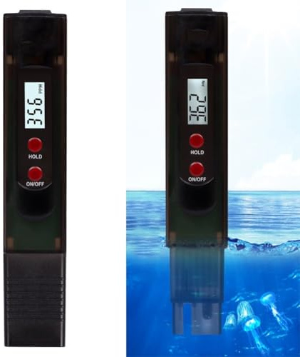 Digitaler Wasserzähler, hohe Genauigkeit, Wasserqualitätstester, Handgerät, 0-9999 Ppm, Wasserteststift, pH-Messgerät, Wassertestgerät