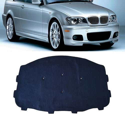 Coussin d'isolation phonique pour Capot Avant de Voiture pour BMW Série 3 E46 320i 325i 328i 330i Housse insonorisée en Coton Accessoires extérieurs