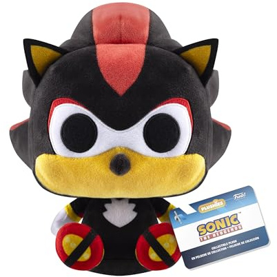Funko Pop! Plush: Sonic The Hedgehog - Shadow - Peluche da Collezione - Idea Regalo per il Compleanno - Merchandising Ufficiale Peluche per Bambini e Adulti - Ideale per Games Fan E Fidanzate