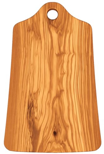 Abio Planche en bois d'olivier Tuscany 30 x 15 cm - Planche à découper en bois - Planche à découper en bois - Planche à découper en bois - Planche à découper en bois - Planche à découper - Planche à