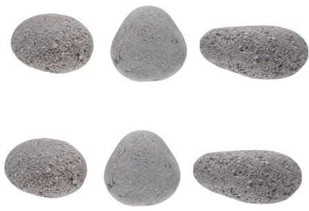 Veemoon Pietre Laviche Naturali per Braciere Rocce Vulcaniche Resistenti per Caminetti a Gas Decorazione Interna ed Esterna Uso per Focolari e Barbecue