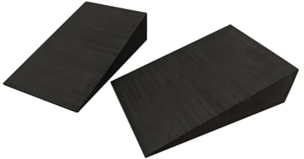Oshhni 2 Bloques de cuña para Sentadillas, estirador de pantorrillas, Elevador Antideslizante, Tabla Inclinada para Ejercicios de Pilate, Flexiones de, L