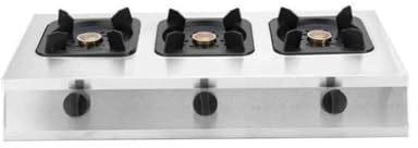 Multi-Burner Countertop Gas Stove,4.2KW High-Power Cooktop,with Stainless Panel and Flame Failure Protection,for Restaurants Food Trucks Events (3/4/6/8 Options)(NG,3 burners)