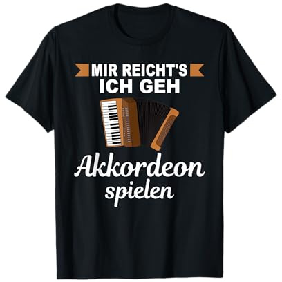 Akkordeonspieler Akkordeonist Handharmonika Musik Akkordeon T-Shirt