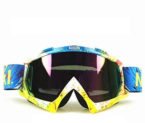 ZJCNHY Cross Brille Nordson Outdoor Motorcycle Goggles Radfahren Off-Road Ski Sport ATV Dirt Bike Racing Gläser for Motocross-Brille Motorradbrille (Color : X4952 R)
