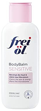 frei öl BODYCONCEPT BodyBalm SENSITIVE, beruhigt die Haut & stärkt das Mikrobiom, hilft die Hautschutzbarriere aktiv zu stärken und wieder aufzubauen, Hautpflege, Hyaluron, vegan, 250 ml