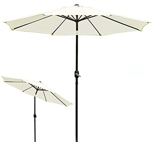 1PCS Sonnenschutz-Regenschirm, Sonnenschutz für den Außenbereich, wasserdicht, tragbar, mit 8 stabilen Rippen für Balkon, Esstische, Gärten, Terrassendielen, Schutz-Sonnenschutzschirm good
