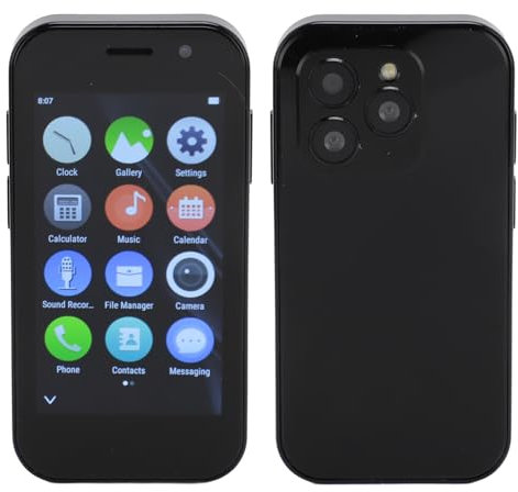 Mini Smartphone SOYES XS15 Pro 3G, Piccolo Telefono da 3,0 Pollici per Android 9.0, 2 GB 16 GB, Telefono Cellulare con Doppia Scheda 1000 MAh (BLACK)