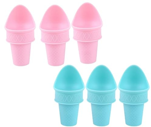 Junterone Paletta per cornetto, gelato, cucchiaio per cornetti di ghiaccio per bambini, mini cornetto gelato riutilizzabile