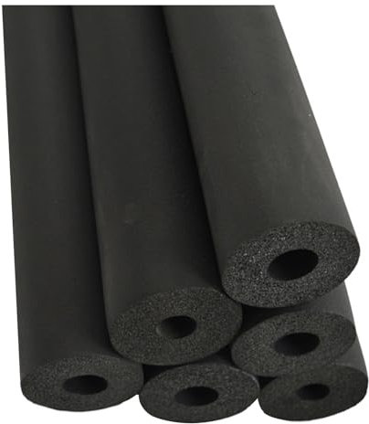 Générique Tube D'isolation de Tuyau 6 13 16 20 25 32 43 50 63 76 90 mm diamètre intérieur, Isolation tuyaux Mousse tuyaux calorifuges Anti-Gel et calorifuge(50mmx15mmx1.8m)