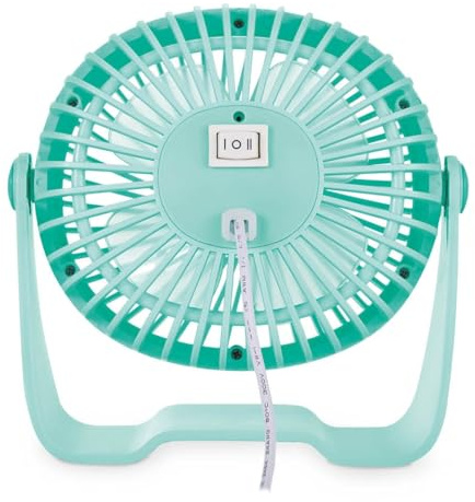 Brightium Ventilateur de bureau eau marine USB 3 W