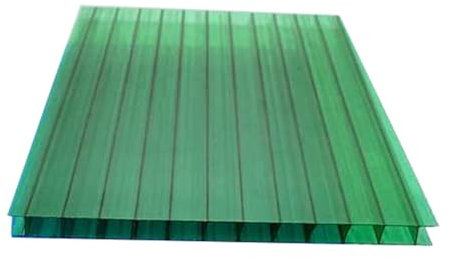 YCOVSFP 12 Pannelli for Serre in Policarbonato A Doppia Parete, for Esterni, Isolanti, for Tettoie di Balconi E Garage, Facili da Piegare E Tagliare.(Green,1.05X1m-4mm)