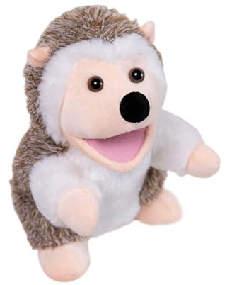 Huamengyuan Cartoon Kuscheltier Plüschtier Stofftier Tier-Handpuppe entzückende kleine Kreatur Handpuppe für fantasievolles Spielen Kinder Igel