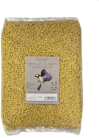 Johnston & Jeff 4kg Suet Pellets with Insects Wild Bird Food Wildlife