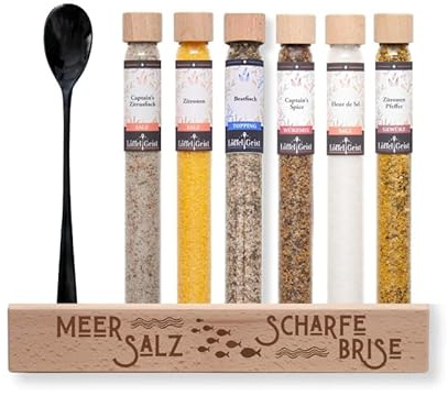 Löffelgeist® Gewürzset Meer Salz & Scharfe Brise