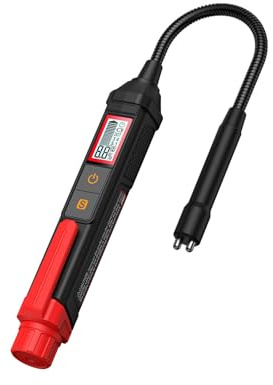 VIVIWI Tester del liquido dei freni ad alta precisione con la funzione di conservazione dei dati e aggiornamenti dell'allarme della retroilluminazione a tre colori per l'analisi dell'olio dei freni