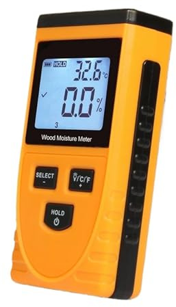 Misuratore Di Umidità Del Legno Display LCD Digitale Tester Di Umidità Misuratore Di Contenuto D'acqua Del Legno Rilevatore Di Densità Igrometro Strumenti