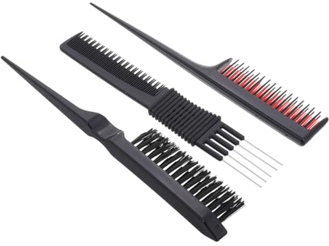 Veemoon Pettini Denti Larghi Per Donna e Uomo Set Di Pettini Per Acconciare i Capelli Per Separare Evidenziare e Stilizzare Per Casa e Salone