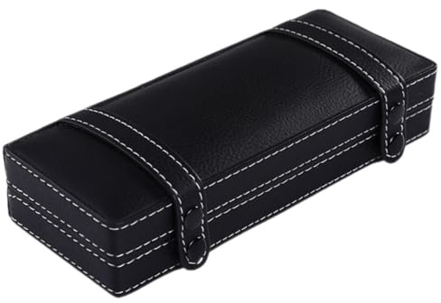 Parliky Elegante Schwarze Stiftbox Multifunktional als Geschenkverpackung und Pen Organizer Robustes Design für Füller Kugelschreiber und Schreibgeräte Praktische Aufbewahrung und