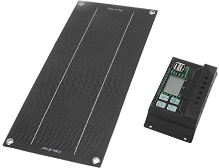 Haofy Kit de Panneau Solaire Pliable Monocristallin 600 W 18 V IP67 étanche Ensemble Complet – Contrôleur de Charge Solaire MPPT pour Centrale électrique Portable RV Voiture Bateau