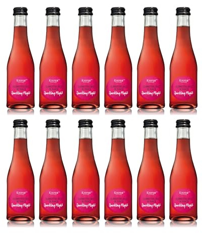 Weingut Kiefer Sparkling Flight Rosé PICCOLO Schmetterlinge im Bauch Roséwein trocken Deutschland inkl. FeinWert E-Book (12 x 0.2 l)