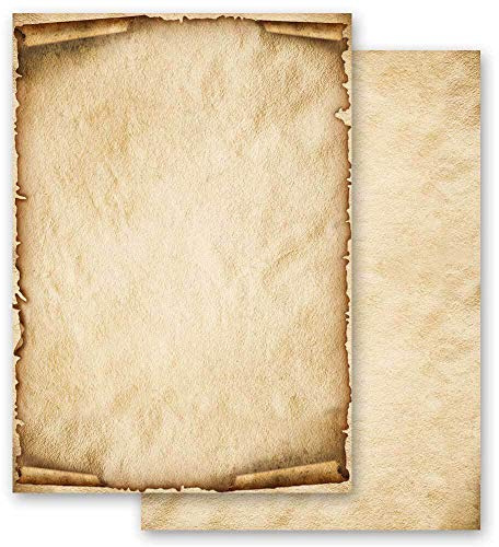 Motivpapier OLD STYLE Antik & History Schatzkarte - DIN A4 Format 100 Blatt - Paper-Media