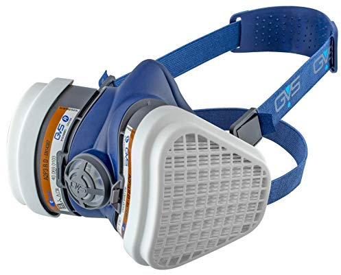 GVS SPR495 Elipse Maske mit A2P3 Filter gegen organische Gase und Dämpfe bis 5000 ppm und Staub, S/M