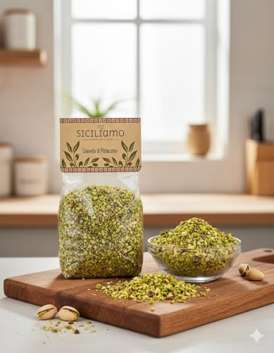Antica Sicilia - Granella di Pistacchio da 500 gr. Pistacchi Sgusciati Naturali ottimi per Dolci,Torte e Creme