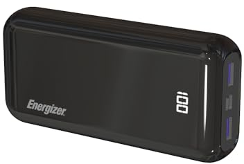 Energizer UE20011PQ 20,000mAh Portable Power Bank - Black