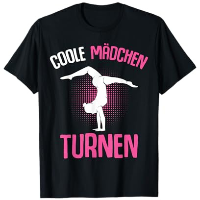 Coole Mädchen Turnen Turnerin Gymnastik Kinder T-Shirt