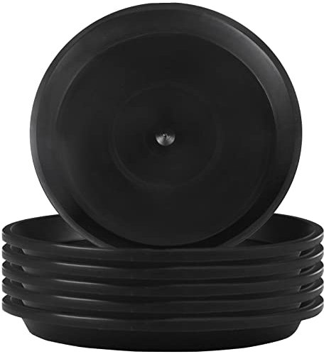 6 Stück 18 cm Blumentopf Untersetzer aus Kunststoff Blumentopfuntersetzer Rund Pflanzentopf Untertasse Plastik Pflanztopf Unterteller für Pflanzkübel Blumenkübel Tablett Blumen Pflanzen Garten