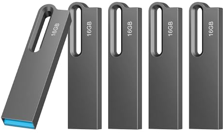 JOIOT 16GB USB Stick 5 Pack USB 3.0 Flash Drives Mini Memory Stick High Speed USB Drive Thumb Drives Memory Flash Disk for Computer Laptop