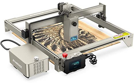 ARKEM S20 Pro Lasergravur-Schneidemaschine 20 W Laserleistung 400 x 400 mm Gravurbereich Fester Fokus Ultradünner Laser Hochenergieunterstützung 12-15 mm Massivholzplattenschneiden mit