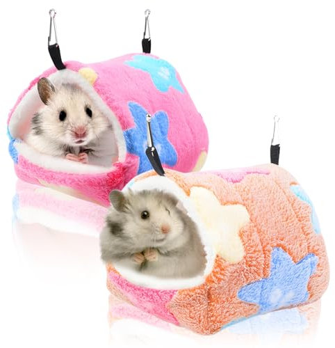 SilverChry Meerschweinchen Haus Stoff 8×9×12cm, Kuschelhöhle Meerschweinchen Waschbar, mini Sie auf die Größe, geeignet für Zwergmäuse und kleine Mäuse