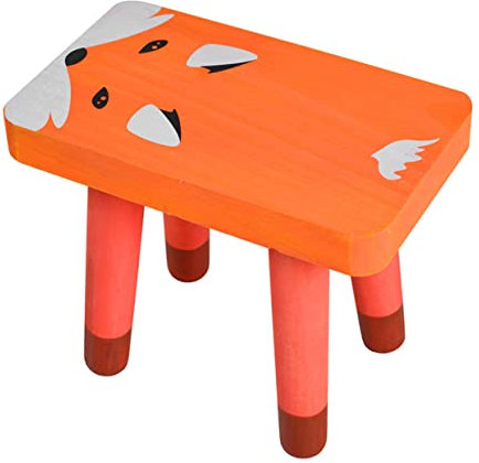 Cabilock Tritthocker Aus Holz Für Kinder – Toile-hocker Für Kleinkinder – Niedriger Hocker Mit Rutschfestem Design