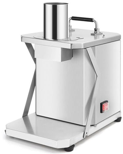 Tritatutto elettrico per verdure commerciale, tritatutto automatico per frutta e verdura in acciaio inox, tritatutto, tritatutto, grattugia, per cipolle, carote, cetrioli, prosciutto a cubetti, pata