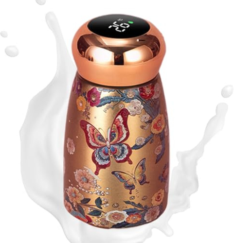 Generico Thermoskanne für heiße und kalte Getränke - Kleiner tragbarer chinesischer Retro Becher | Isolierte Trinkflaschen Für Reisen, Camping, Büro Und Outdoor-Aktivitäten Kinder