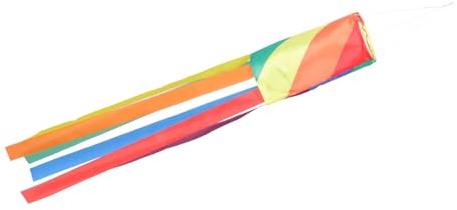AKOOSY Regenbogen Windsack Wetterfeste Fahne Bunte Gartendeko Pride Month Flagge für Außenbereich und Terrasse
