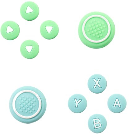 Protectores de silicona 10 en 1 para joystick, tapas de repuesto direccionales, accesorios de agarre cómodo