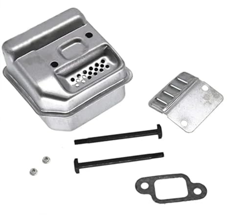 UYTGFO Compatible con motosierras STIHL MS017 018 MS170 MS180 1130-140-0614 CONJUNTO DE SILENCIADOR DE ESCAPE