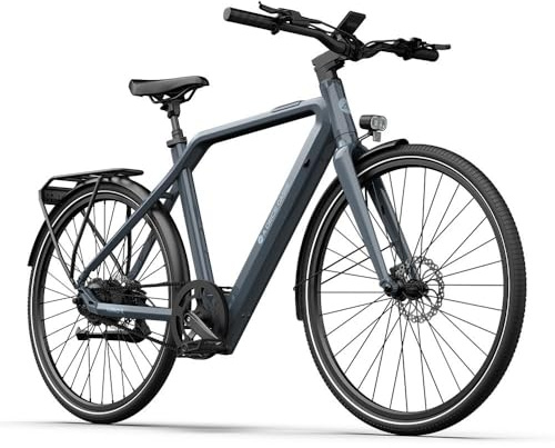 A Dece Oasis ADO E Bike Air30pro, 28 Electric Bike, 370.00 Wh Battery, EBike for Women/Men, Bafang Motor, Belt Drive, ADO Smart APP, 3.5 IPS Display, GPS, Range Up To 100KM