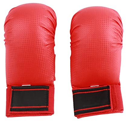 ZLXCAOB Un par de guantes de boxeo protección para las manos de Karate con protección para el pulgar para entrenamiento de juegos deportivos de artes marciales (M)