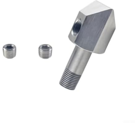 Oljetryckssensor monteringsadapter med dubbla 1/8-27 NPT-portar för Chevy Small Block-motor