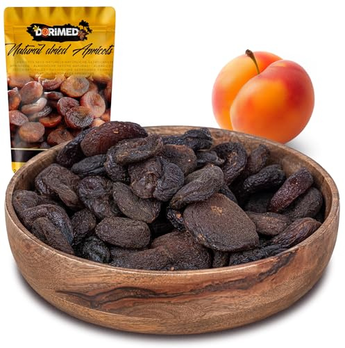 Albicocche Secche Naturali Denocciolate Disidratate Intere Di Grande Calibro [1kg] Frutta Secca Suprema Essiccata, Morbida, Disidratata Senza Zucchero Aggiunto Senza Additivi E Nucleo - Dorimed