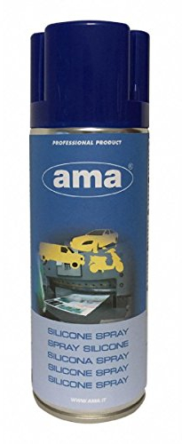 Spray aceite de silicona 400ml de Ama ideal para caucho, plástico y madera