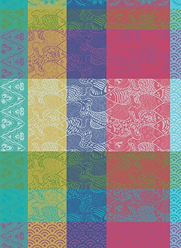 Garnier-Thiebaut Banc de Poissons Arc En Ciel Küchenhandtuch, 55,9 x 76,2 cm