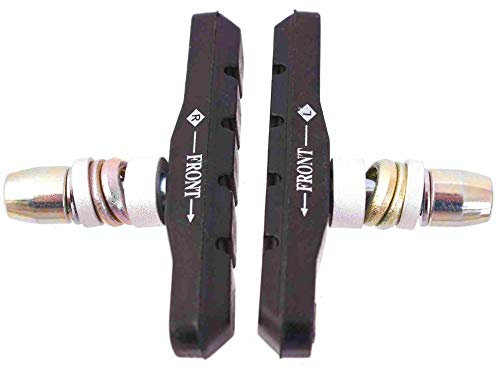 KHE Acme BMX MTB Bremsschuhe mit Gewinde U-Bremse V-Bremse Einstellbar schwarz