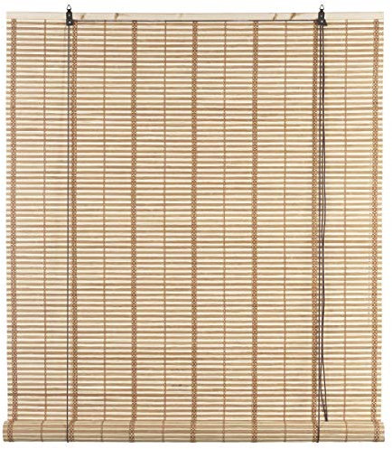 STI Tapparella avvolgibile in bambù Azalea Naturale 150x300cm Tenda a Rullo Bamboo Arredamento Casa Stile Protezione Luce